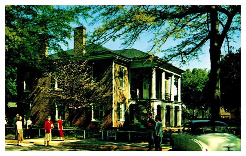 Postcard HOUSE SCENE Tuscaloosa Alabama AL m/09 AS0229