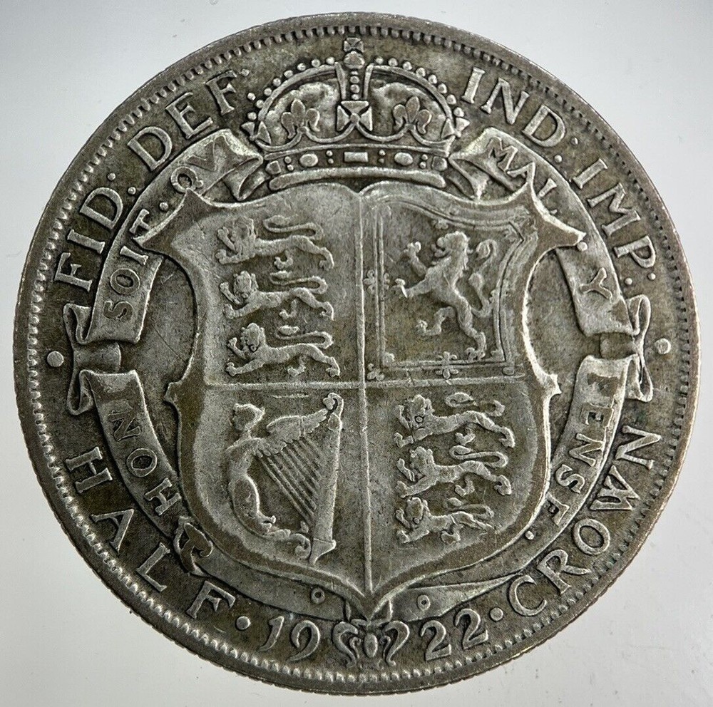 1922 George V Silver Half-Crown | High Grade Collectible Coin