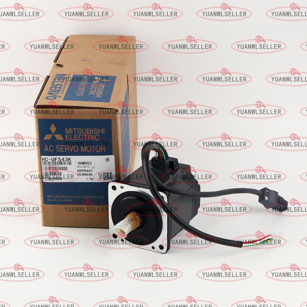 1PCS New Mitsubishi AC Servo Motor HC-UFS43K 400W / 0.4kW 3000rpm 1.3Nm