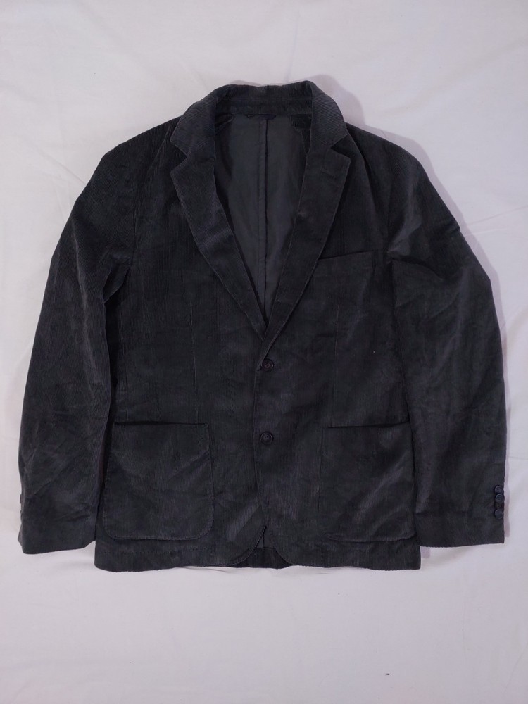 Officine Generale Mens Corduroy Blazer Blue Size 50
