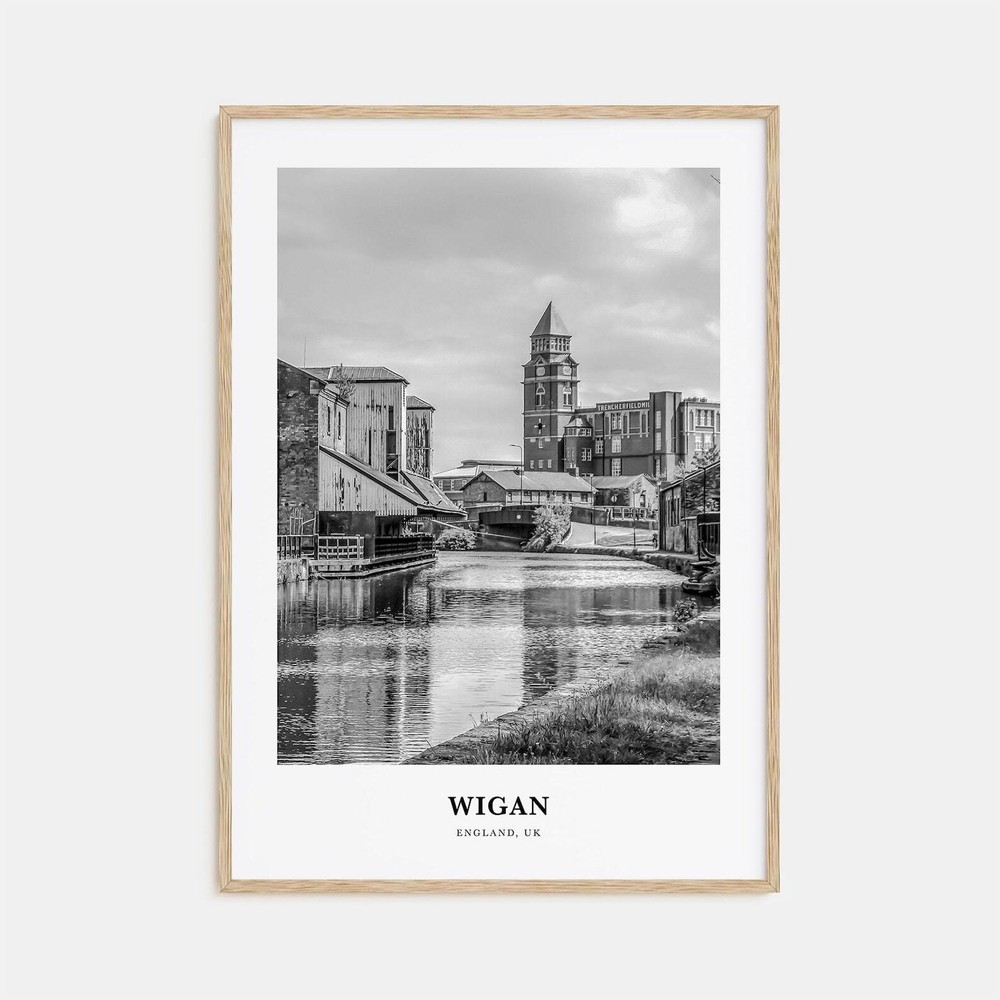 Wigan Wall Art Wigan Wall Decor Wigan Poster Wigan Home Decor Wigan Travel Gift