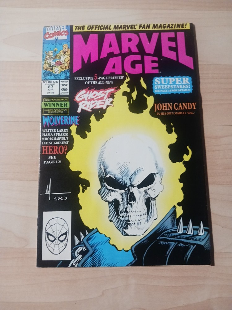 Marvel Age #87 (Marvel Comics April 1990)
