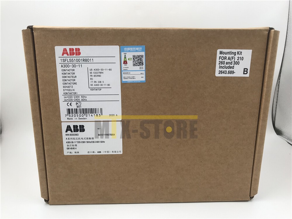 1PC Brand New Ones  1SFL551001R8011  A300-30-11 AC Contactor 220V