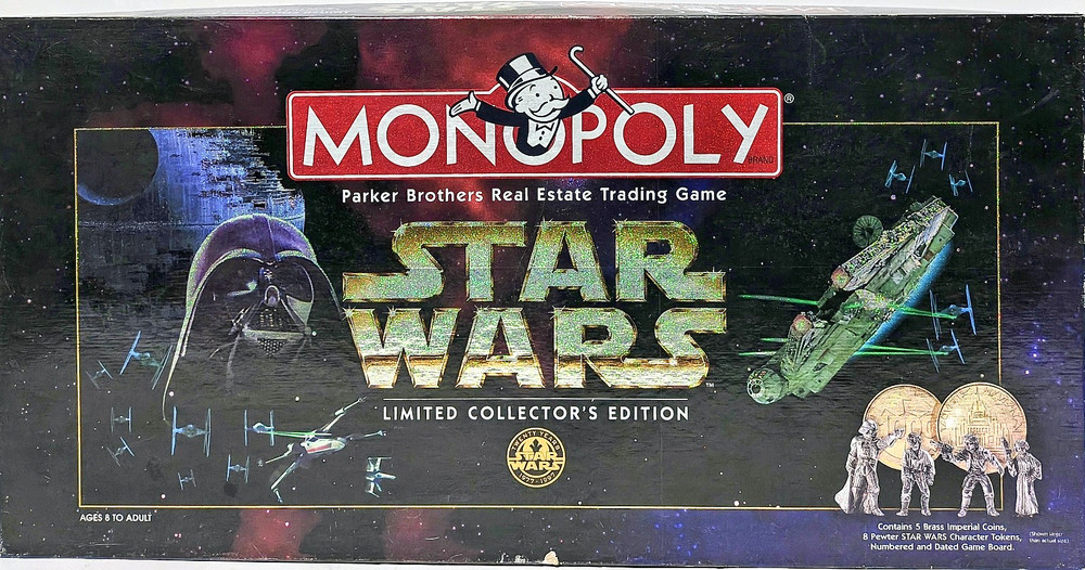 Monopoly - Star Wars - Limited Collector's Edition - Parker Brothers - Complete