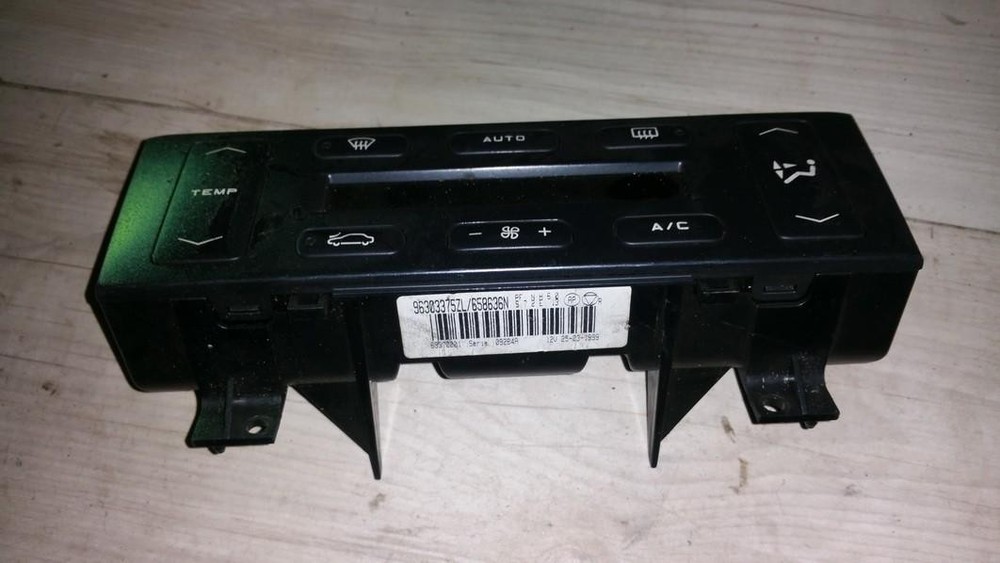 Peugeot 406 Heater Climate Control Panel 65863N DE122345-82