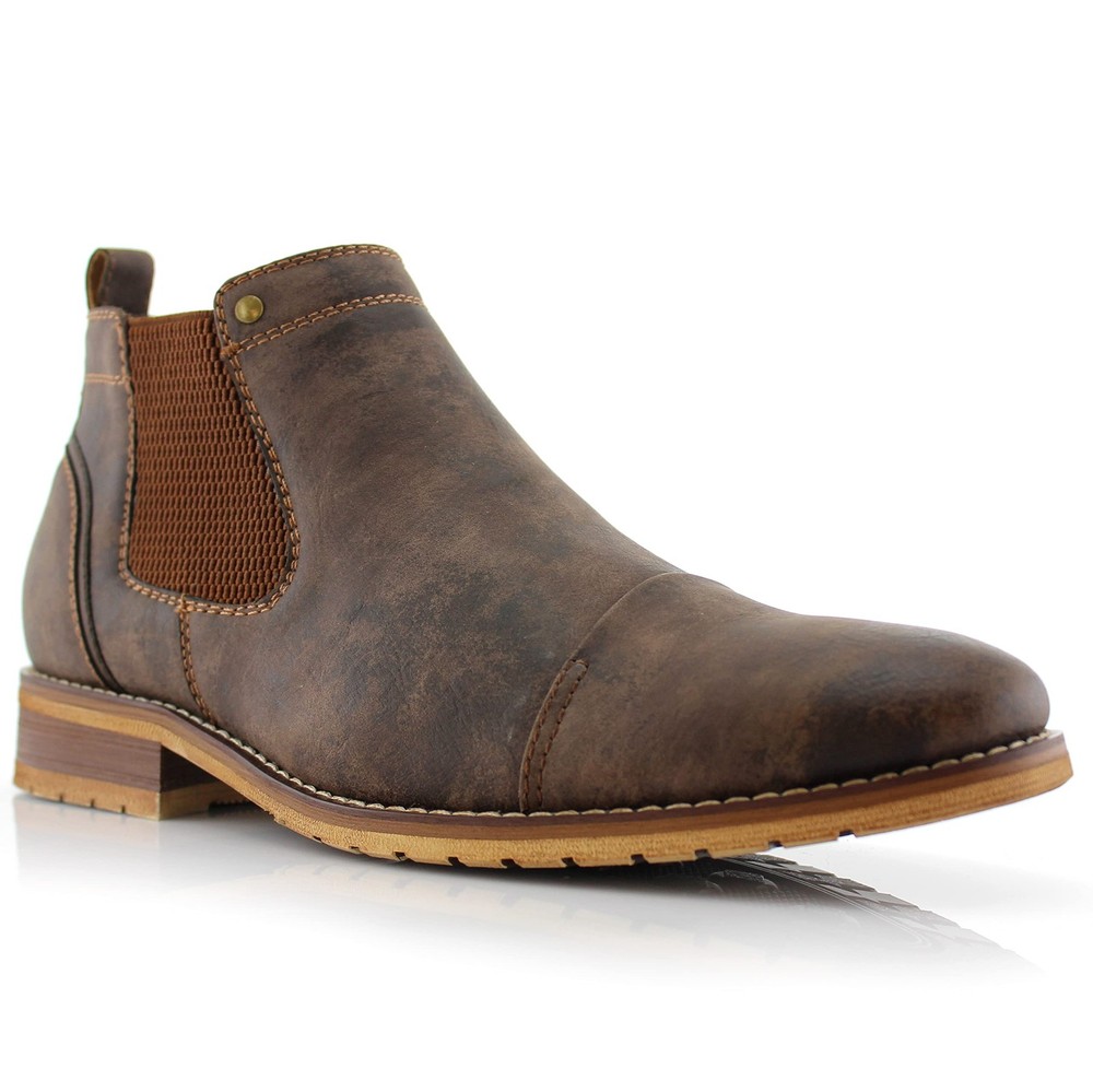 Sterling Mens Casual Slip-On Chelsea Ankle Boots MFA606325