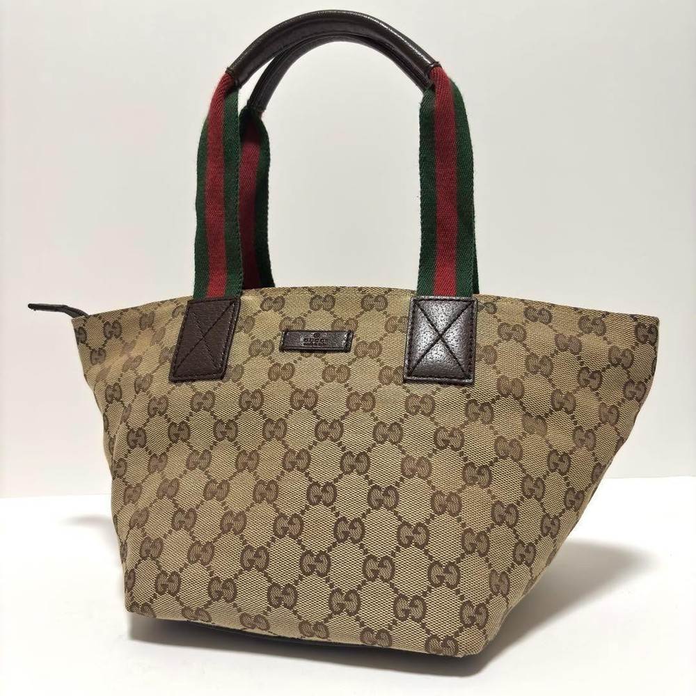 Gucci GG Canvas Sherry Tote Bag 193 Pattern
