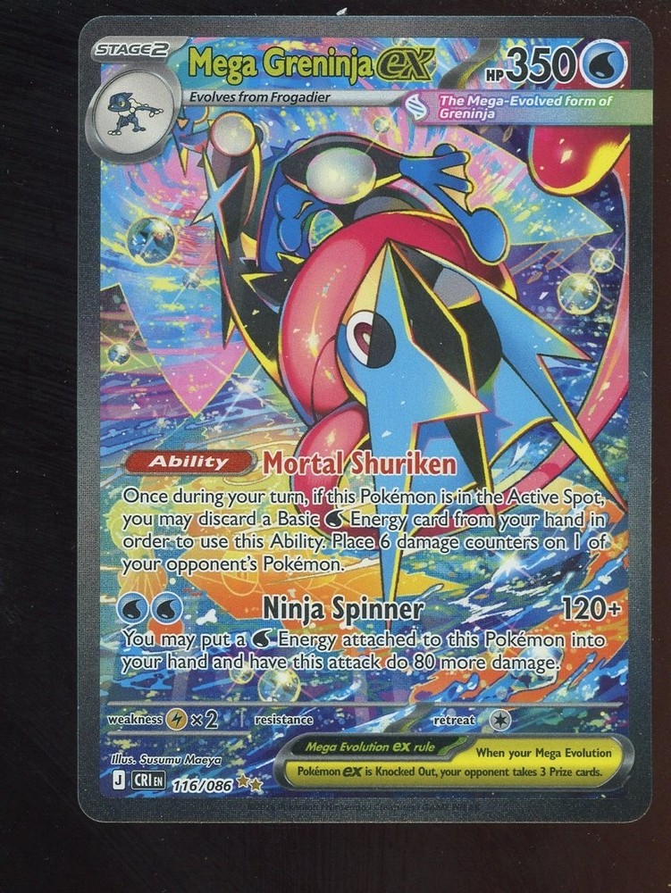 2026 Pokemon CRI EN Special Illustration Rare #116 Mega Greninja exPROBSTEIN is actively accepting consignments !!