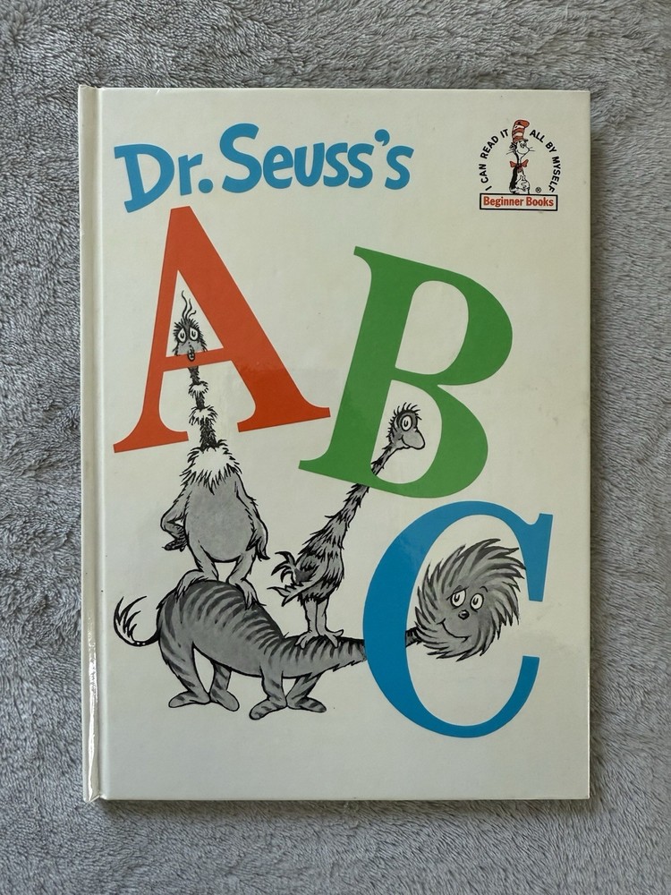Vintage 1963 Dr. Seuss's ABC Beginner Books Hardcover Book Club Edition