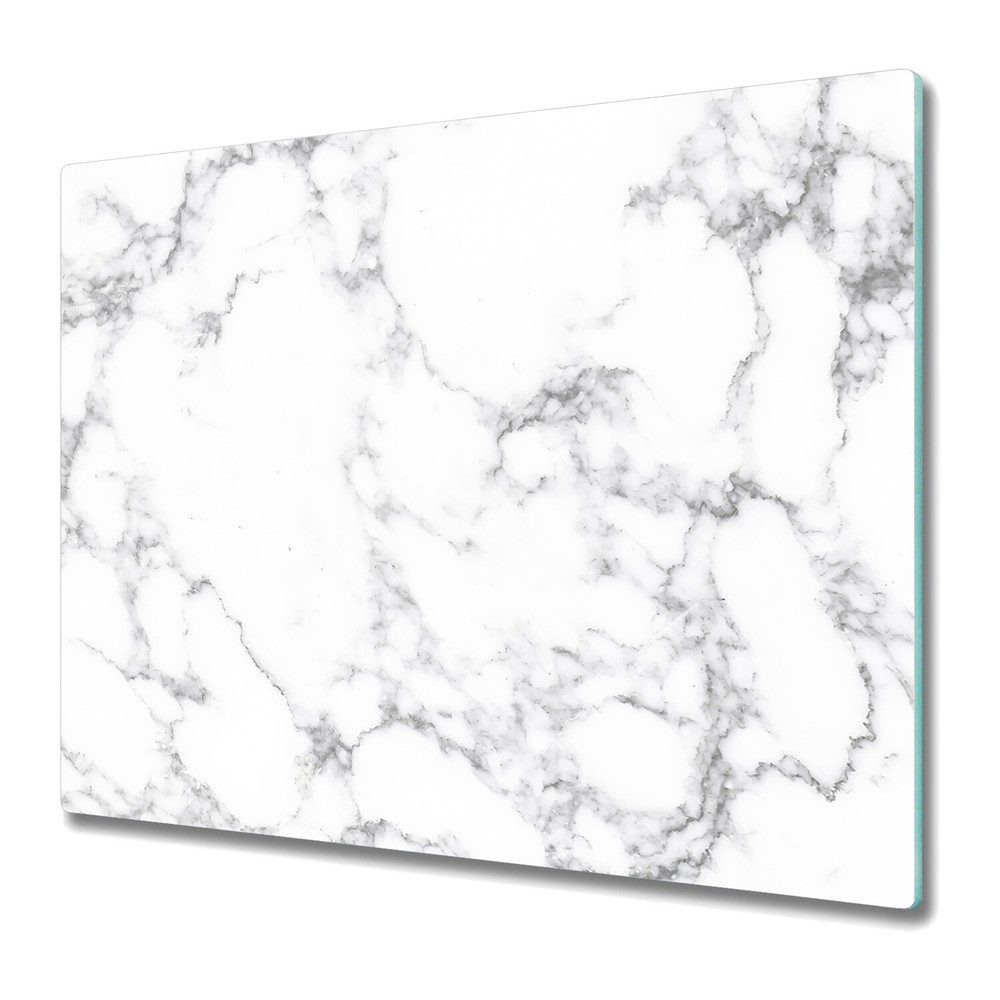 Tempered Glass Worktop Kitchen Chopping Board Marble Stone 60x52