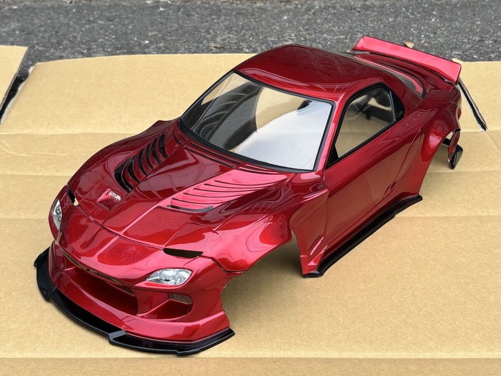 Pandora RC Mazda RX-7 FD3S BN Sports Red 1/10 Painted Body Only