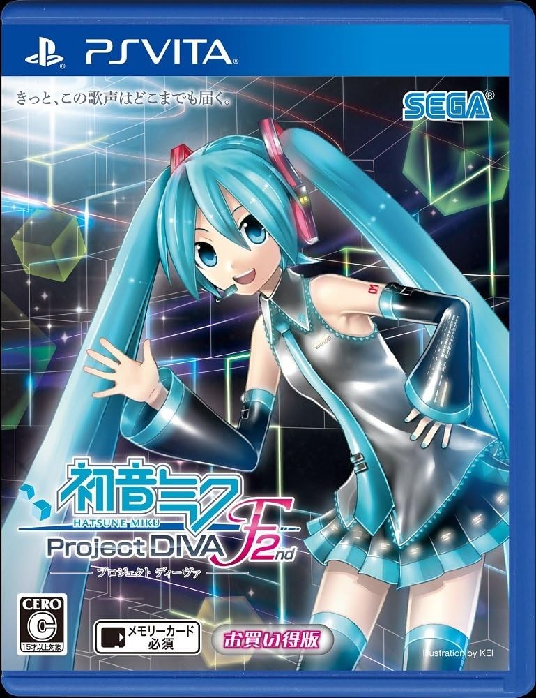 Hatsune Miku -Project DIVA- F 2nd Bargain Edition - PS Vita book form JP
