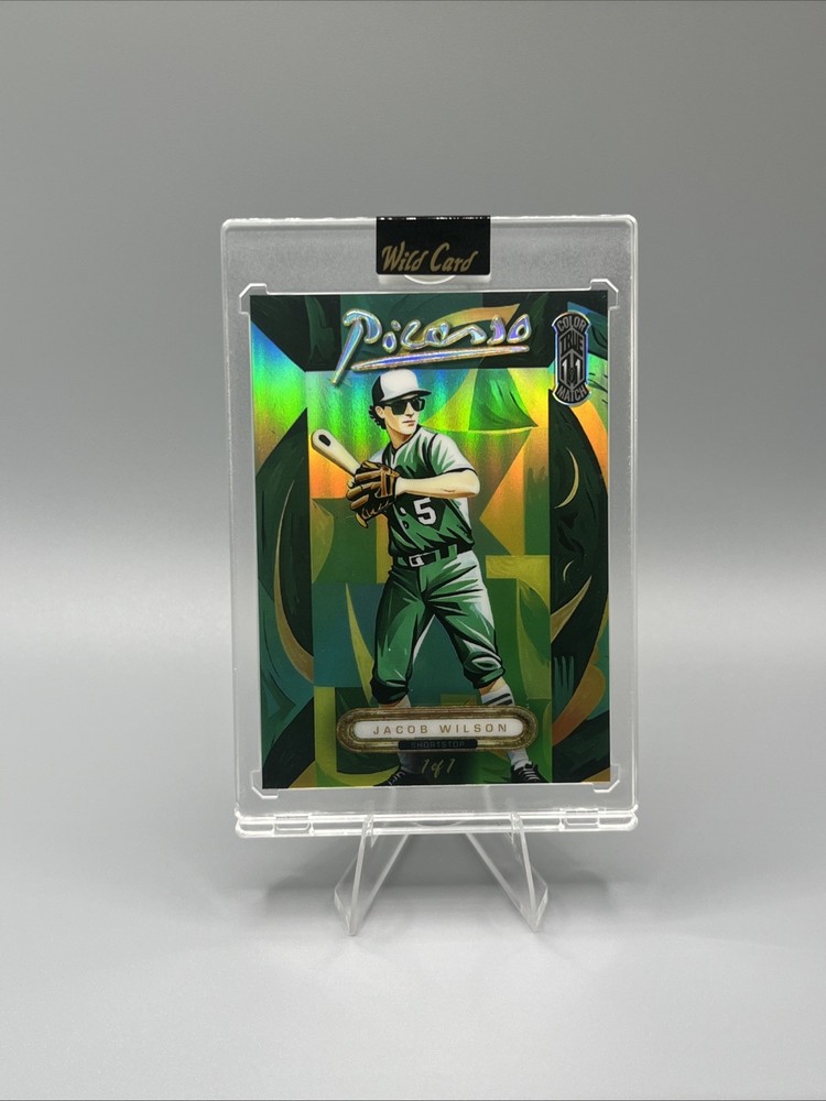 2025 Wild Card - Jacob Wilson Picasso CASE HIT True 1/1 Color Match