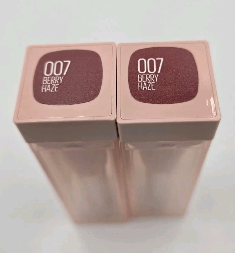 Lot of 2 MAYBELLINE Lifter Glaze #007 Berry Haze Oil Lip Balm w/ Hyaluronic Acid-image