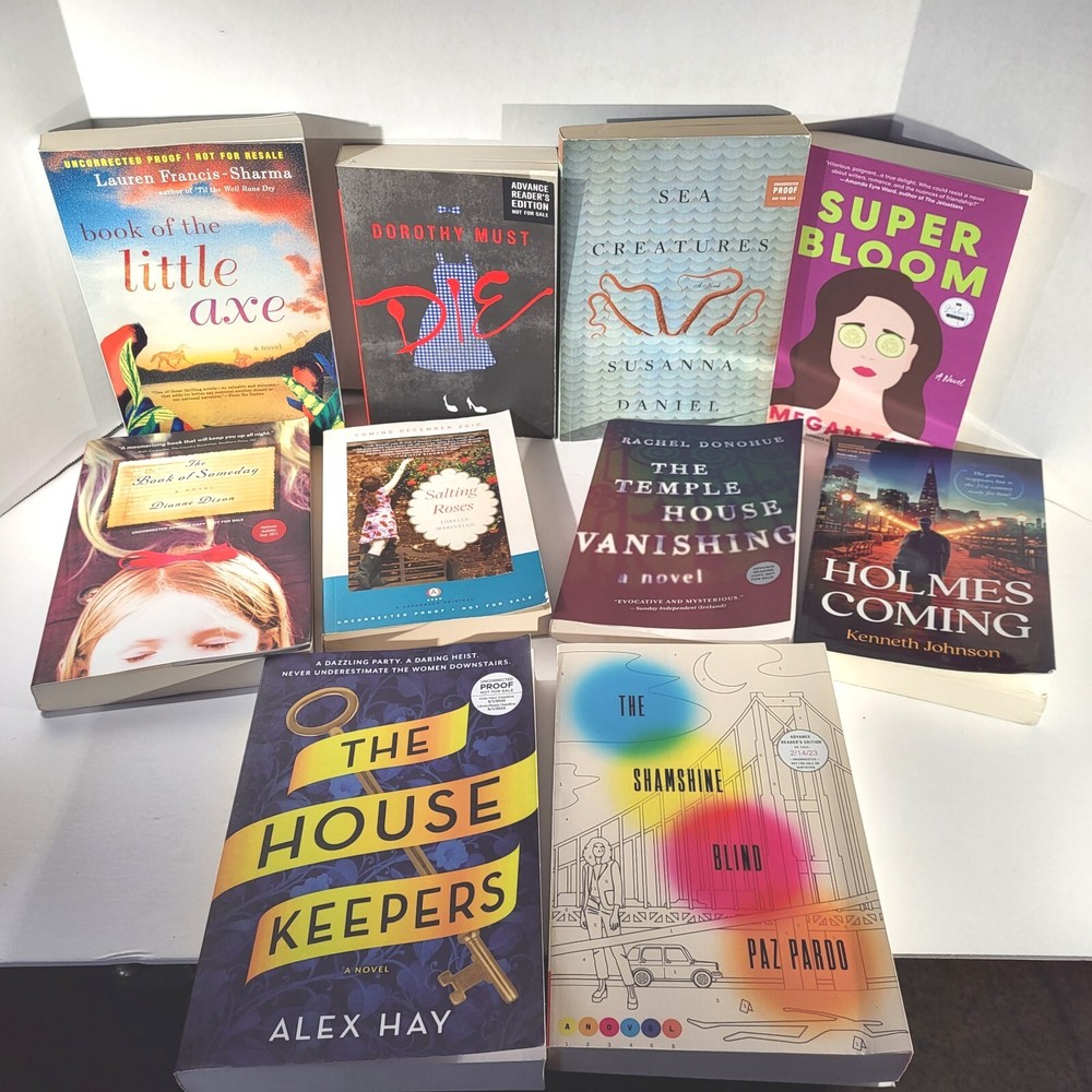 Lot Of 10 ARC (Advanced Reading Copies) PB Books Novels Fiction  [344]