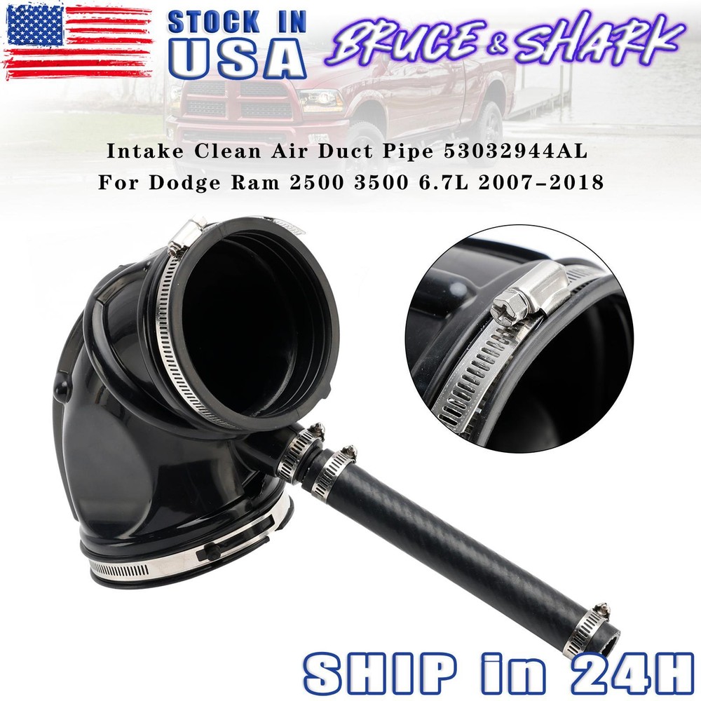 Intake Clean Air Duct Pipe 53032944AL For Dodge Ram 2500 3500 6.7L 2007-2018
