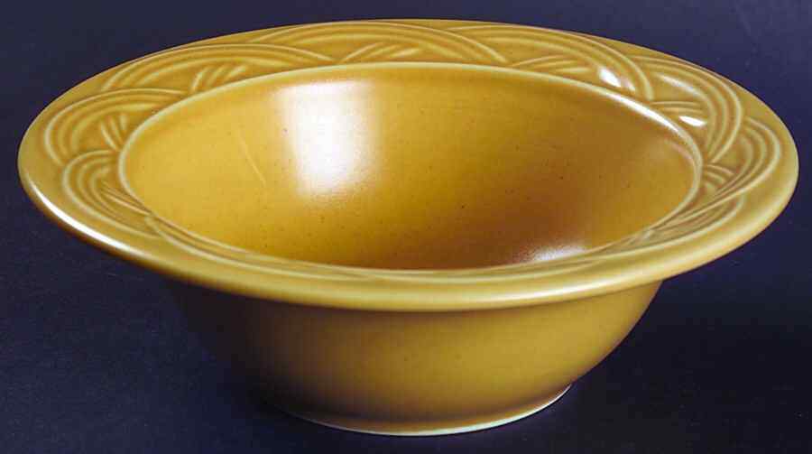 Pfaltzgraff Acadia Wheat Gold Soup Cereal Bowl 10.5 oz-image