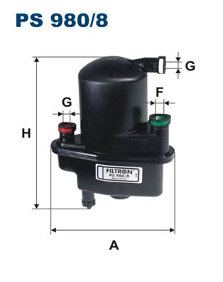 PS 980/8 FILTRON fuel filter for Renault