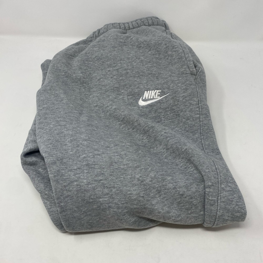 Nike Club Men’s Training Joggers Dark Grey/White - Size M