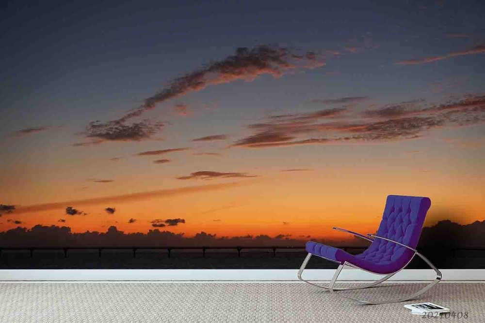 3D Sky Sea Sunset Landscape Wall Murals Wallpaper Murals Wall Sticker