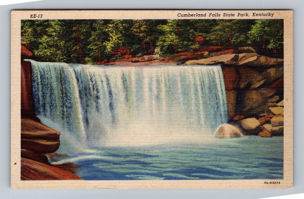 Cumberland Falls State Park Kentucky Vintage Postcard