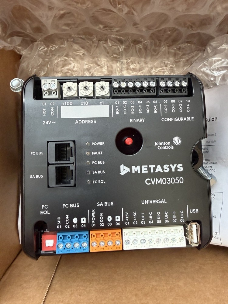Johnson Controls M4-CVM03050-0 24VAC Vav Controller