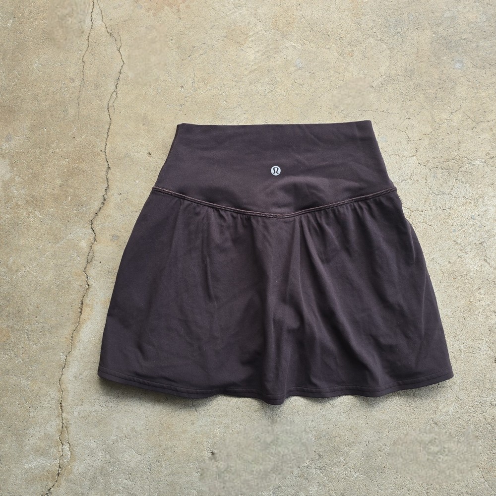 Lululemon Chocolate Brown Align High-Rise Skirt Skort 4