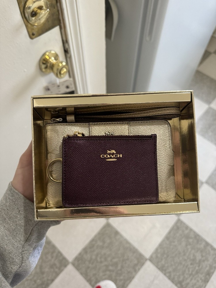 Coach Wristlet and Wallet Set