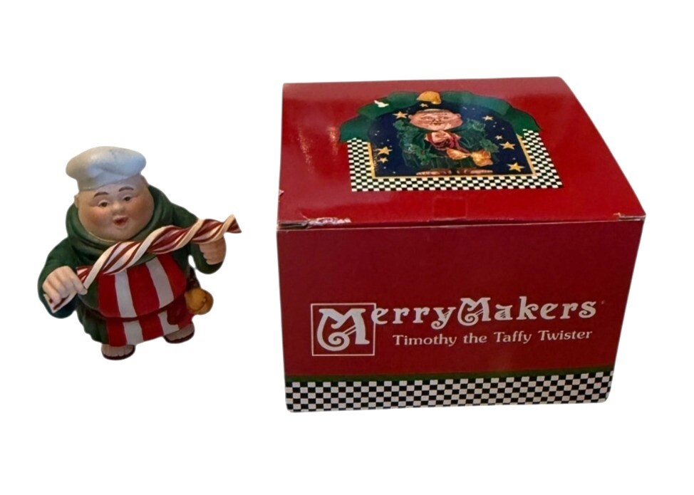 Department 56 Merry Makers Timothy the Taffy Twister With Box Retired 1996