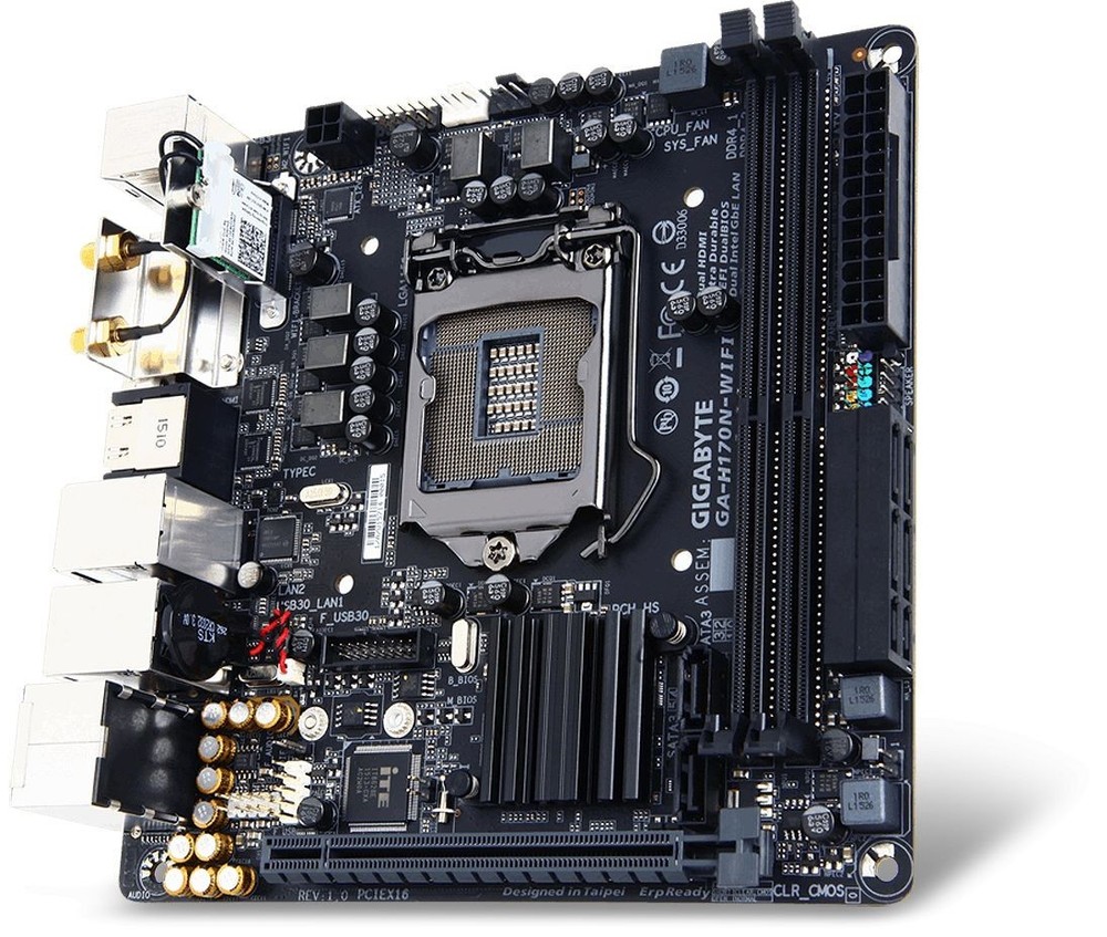 i5-6500 + Gigabyte GA-H170N-WIFI Mini ITX Motherboard + 8GB DDR4 Combo w/ Cooler