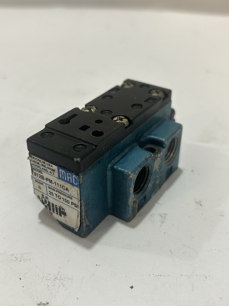 MAC 912B PM 111CA Solenoid Valve 25-150PSI