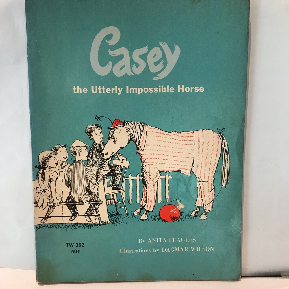 Casey The Utterly Impossible Horse 1962 1st print  SCHOLASTIC PB Book TW 393