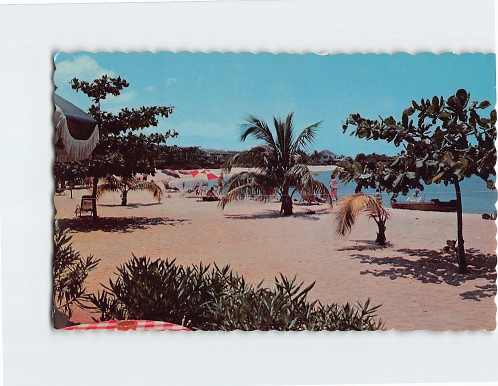 Postcard Half Moon Beach Jamaica