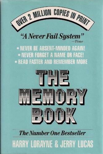 The Memory Book - Hardcover By Lorayne, Harry - VERY GOOD