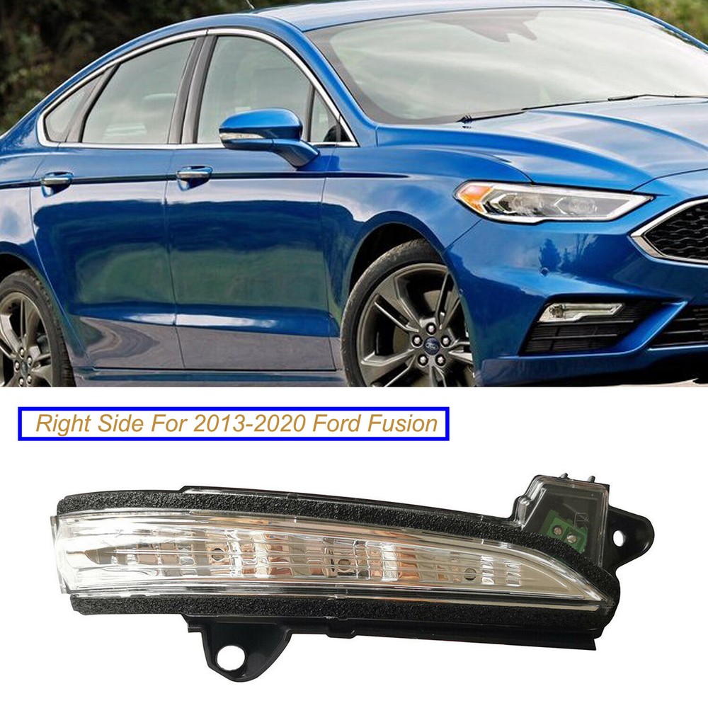 Passenger Side Mirror Turn Signal Lamp for Ford Fusion 2013-2020