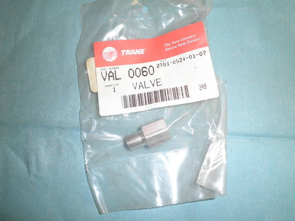 Lot of Trane Company VAL 0060.  PN: 2701-0524-01-07.  New Old Stock