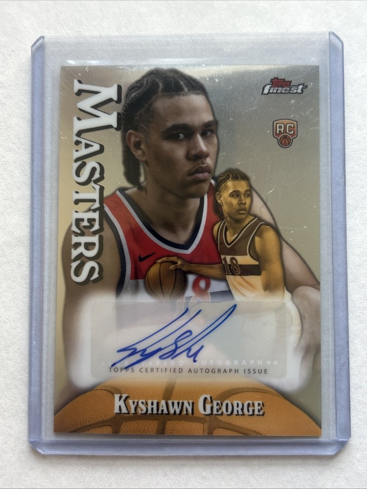 2024-25 Topps Finest - Masters Autographs Kyshawn George  #MA-KGE (AU, RC)