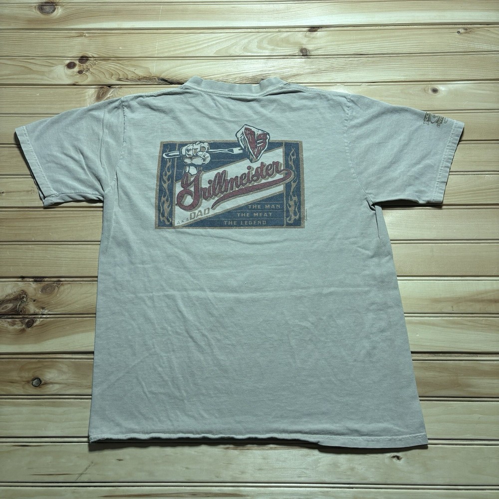 Vintage 90s Crazy Shirts Grillmeister The Legend Kona Coffee Hawaii Shirt M