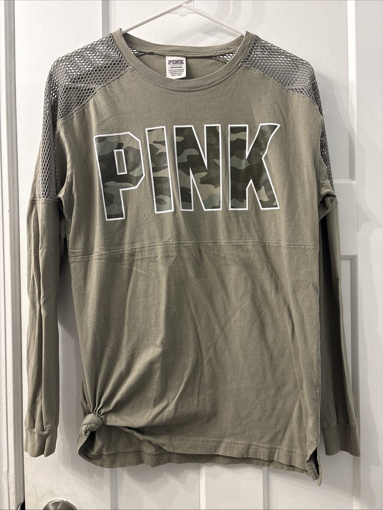 Victoria's Secret Long Sleeve Size Small Mesh Shoulders