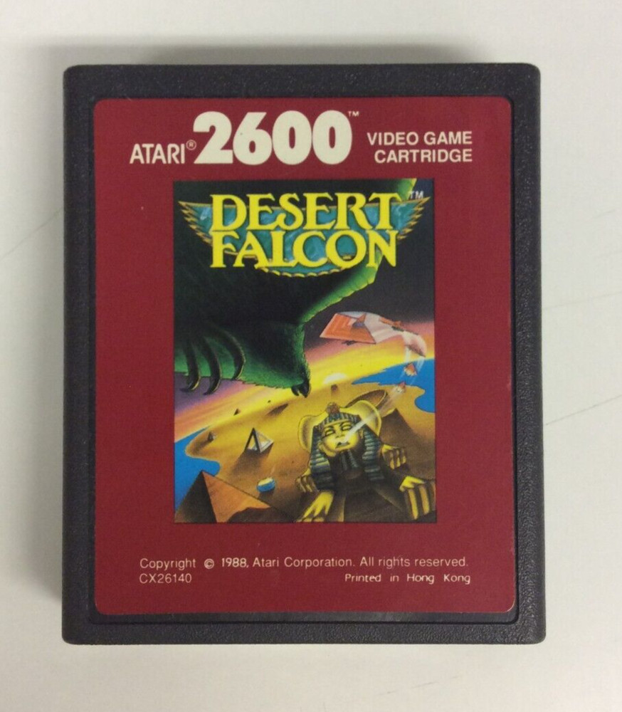 Desert Falcon (Atari 2600, 1988) Red Label Authentic Cartridge Only