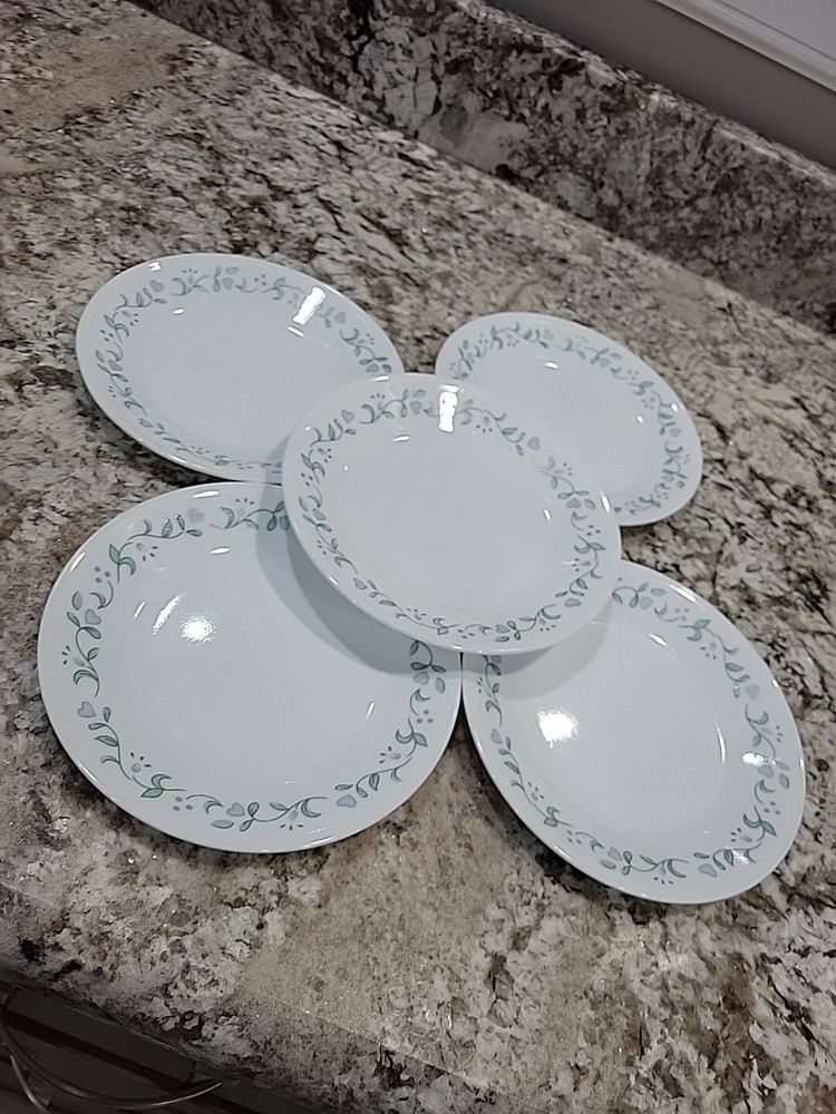 Vintage Lot of 5 Corelle Country Cottage 6 3/4” Dessert Bread & Butter Plates