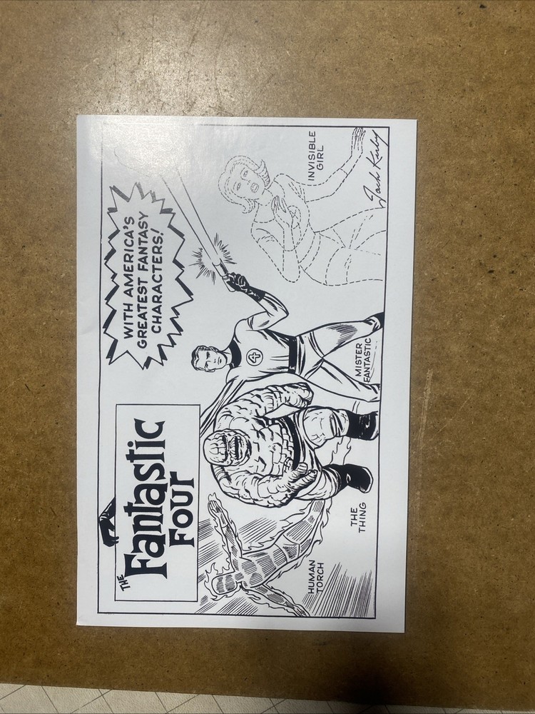 FANTASTIC FOUR #1 Jack Kirby Hidden Gem VARIANT 2018 Marvel Comics VF/NM