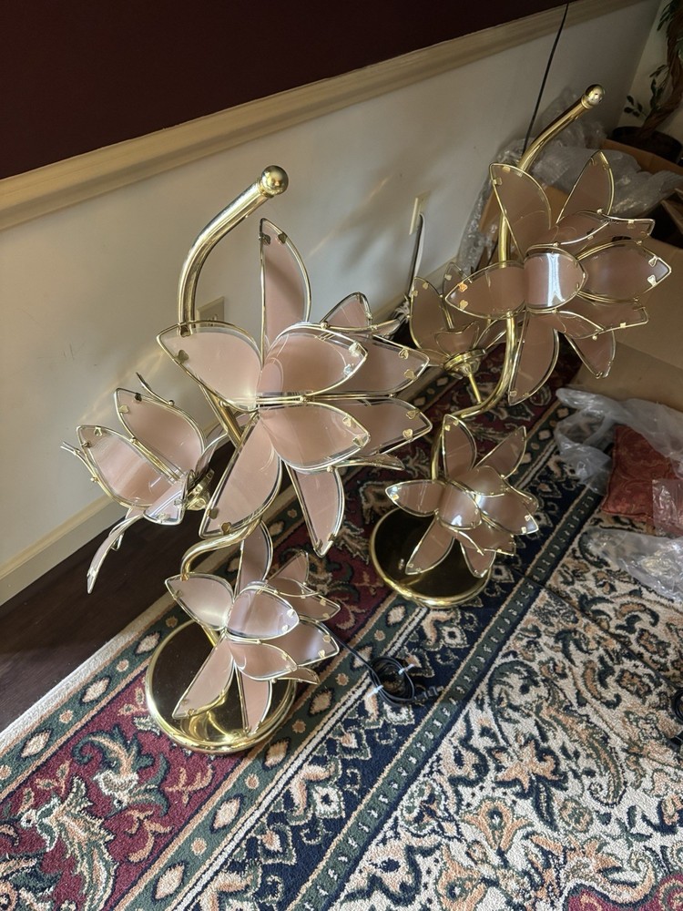 Vintage Lotus Lamp( ONE ) Available