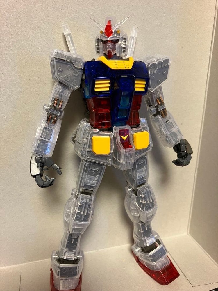 Assembled Mg 1/100 Rx-78-2 Gundam Ver.3.0 Solid Clear Japan