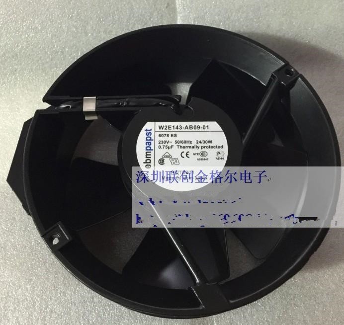 1 PCS All-metal fan W2E143-AB09-01 6078ES AC 230V 24/30W 172*51MM cooling fan