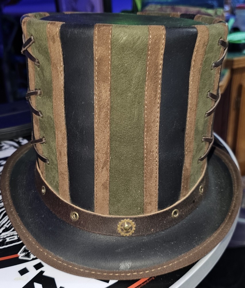 Steampunk Hatter XL Absinthe Top Hat Handmade in the USA-image