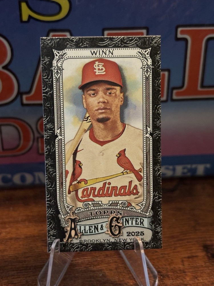 2025 Topps Allen & Ginter - Masyn Winn #87 Mini Black Bordered