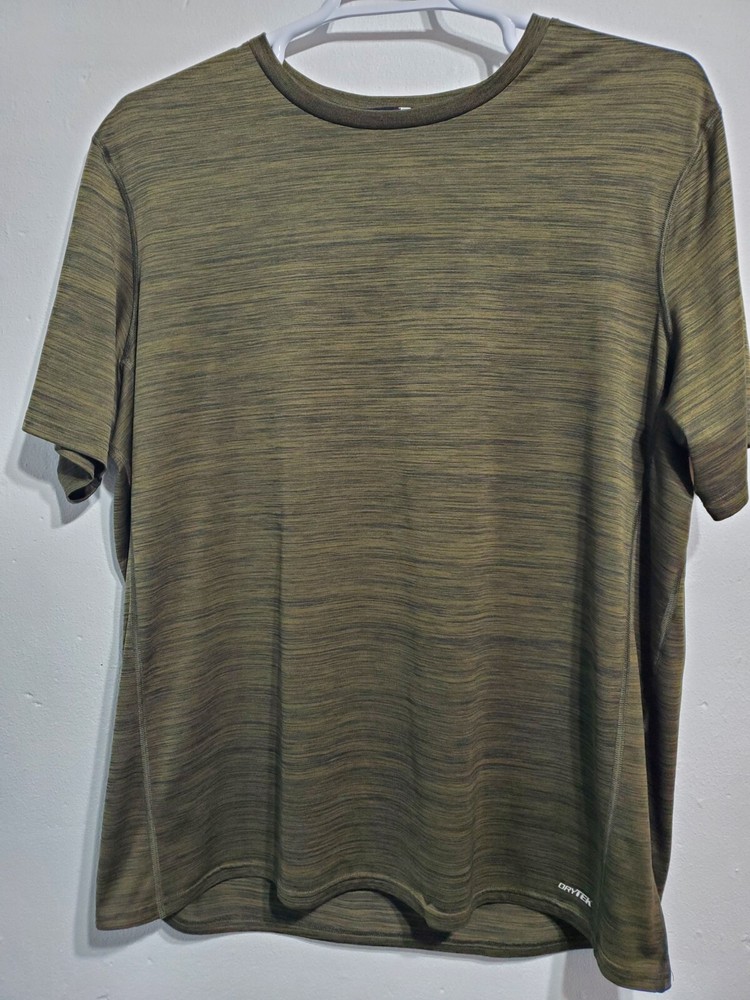 Tek Gear Dry Tek Men's Shirt Green XXL Activewear Sports T-Shirt