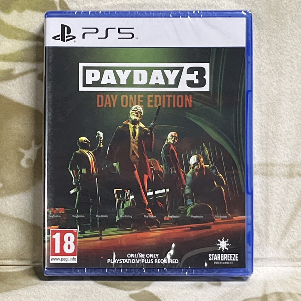 Payday 3 Day One Edition Sony PlayStation 5 New Sealed