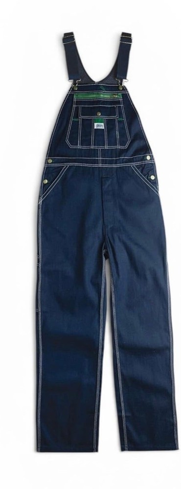 Liberty Men’s Rigid Denim Bib Overalls Zippered Front Bib MOV18006 Size 32 X 32